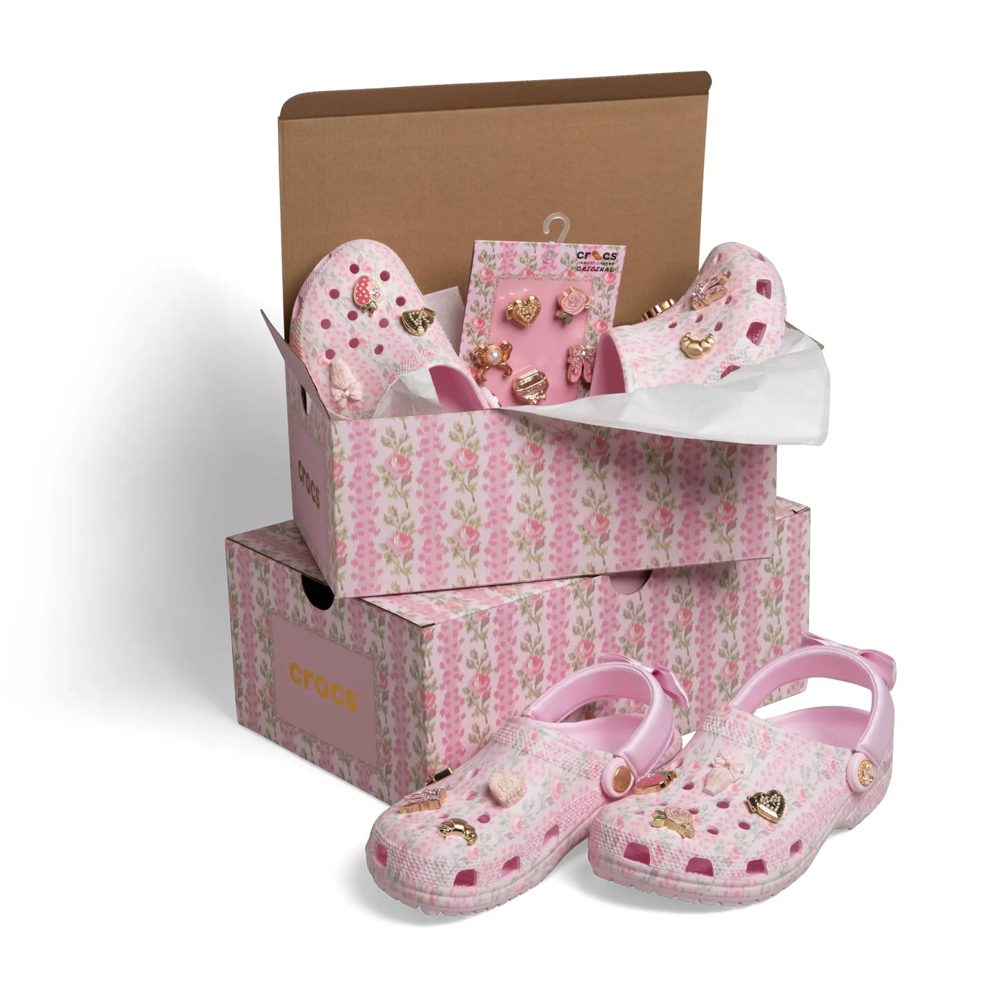Blossom Charm Floral Clogs