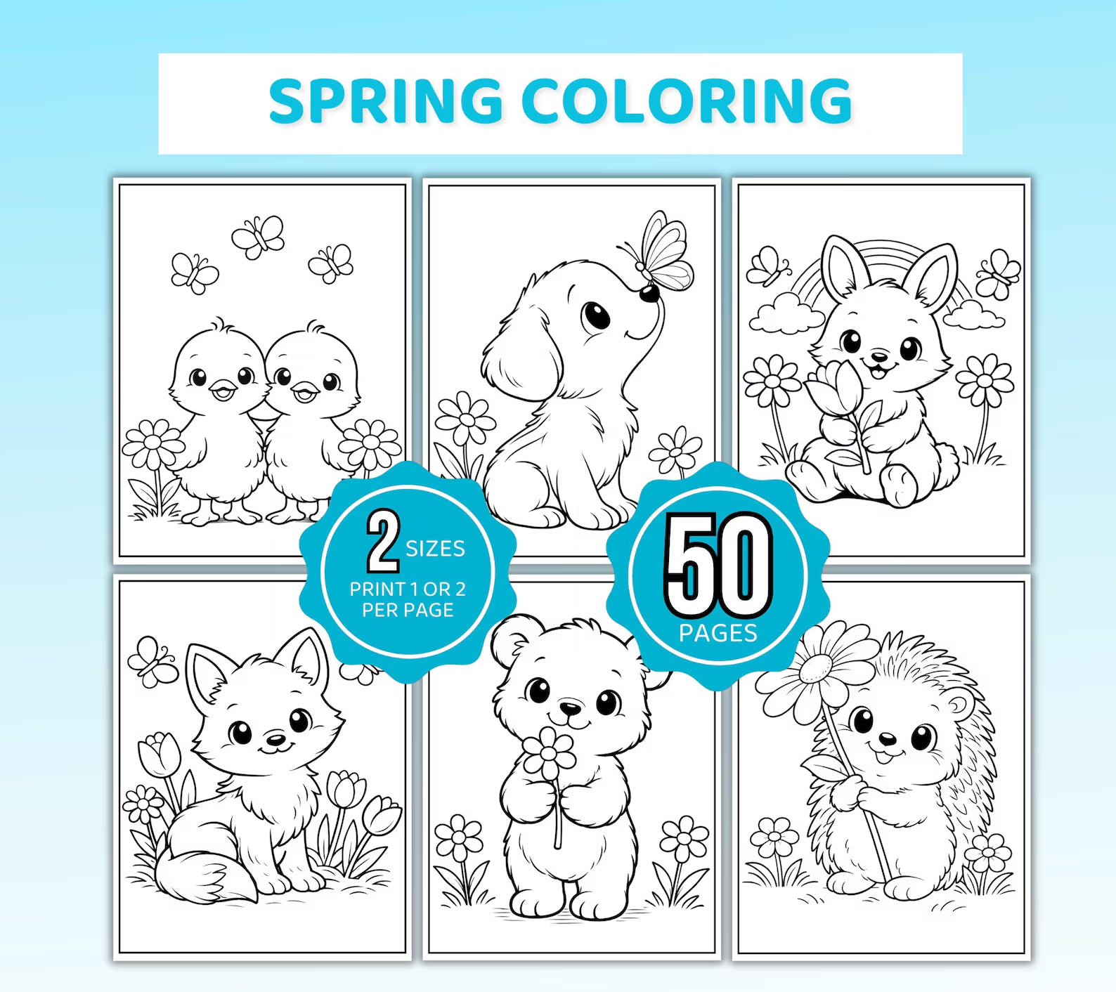 Spring Coloring Pages