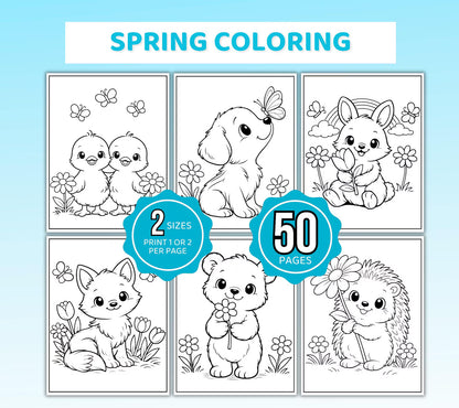 Spring Coloring Pages
