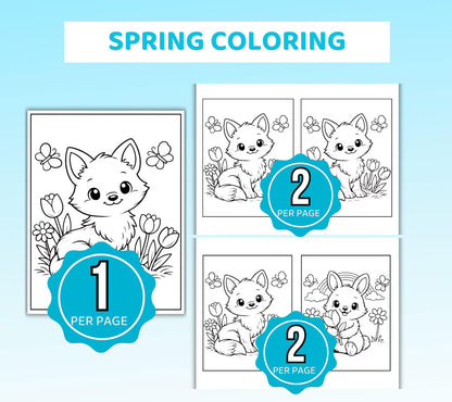 Spring Coloring Pages