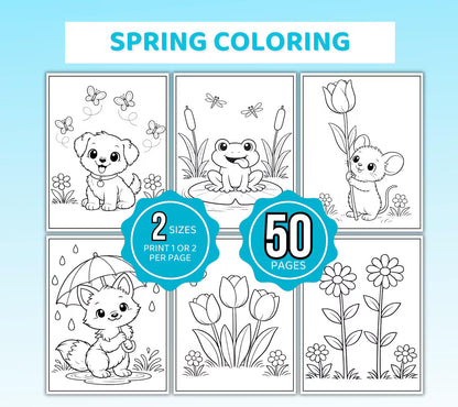 Spring Coloring Pages