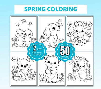 Spring Coloring Pages
